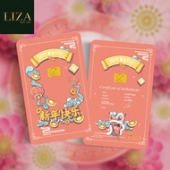 LIZA EMAS 999.9 Gold Bar Chinese New Year, New Series 0.10gram