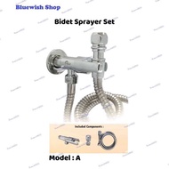 BIDET SPRAYER NOZZLE SET SPRAYER KIT TOILET SPRAYER SET C/W 1.2M / Bidet Tandas