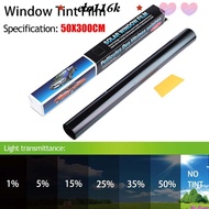 ELOK 1Roll 50x3m Window Tint Film,  UV Protection Scratch Resistant Car Foils, Durable Black VLT 1%-
