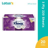 Kleenex Ultra Soft Toilet Tissue 20 Rolls X 200 Sheets