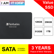 Verbatim Vi550 S3 SATA III 2.5" Solid State Drive ( 128GB / 256GB / 512GB / 1TB ) - Laptop SSD