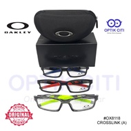 frame kacamata pria original oakley crosslink OX 8118 Sporty