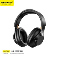 Awei A997BL Overhead Bluetooth Gaming Headphones High Sound Quality Stereo Long Battery Life Call Fu