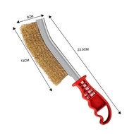 JLD 3Pcs Sikat Kawat Set Sikat Nilon Tembaga Stainless Mini Wire Brush Sikat Sol/Wire Brush