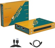 AVMATRIX UC1218-4Ks Capture Card - 4K30 Uncompressed (YUY2) Recording for Game Livestreams, VRR and 