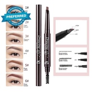 5 Colors Double Heads Eyebrow Pencil Natural Waterproof Lasting Eyebrow Pencil Eyeliner Eyebrow L5b6