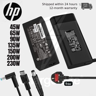 Original HP 45W/65W/90W/135W/150W/200W/230W Type C Charger for Hp Elitebook Pavilion Chromebook Envy