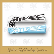 Sticker Mitsubishi MIVEC Logo Car Sticker