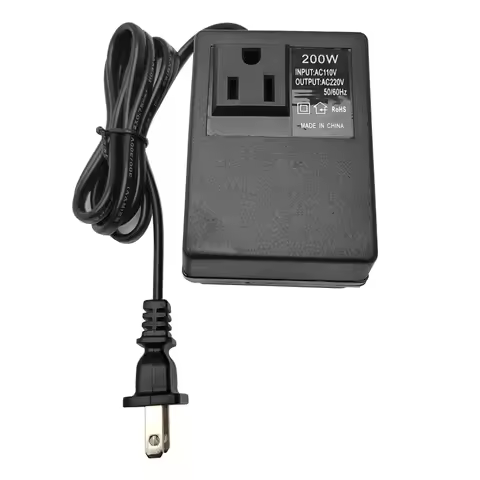 110V To 220V200W Voltage Converter, US Standard Converter 200W Autotransformer 220V