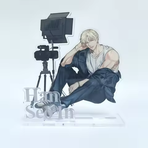Backlight Seoin Magazine Acrylic Stand Merch BL Yaoi Manhwa Key Chain Anime Collectible Gift