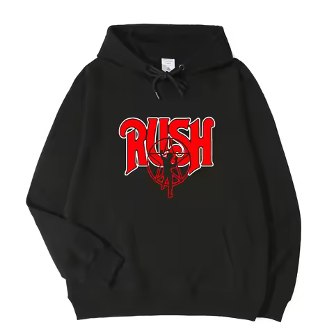 Streetwear Hip Hop Rush Band Hoodie Unisex Long Sleeved Tops Music Sweatshirt Fans Gift Hoodies Men 