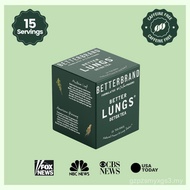 Betterbrand BetterLungs Lung Support Tea Bags - Mullein Leaf, Ginseng, Elderberry, Ginger & Thyme fo
