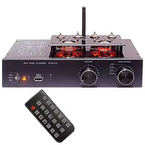 AIYIMA SMSL 6922 circuit lossless 5.0 Bluetooth Class A 6K4 6N2 Vacuum Tube Preamp hifi Tube Preampl