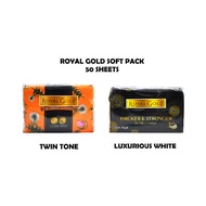 Royal Gold Soft Pack Tissue 3 Ply 50 Sheet x 1 Pack / Royal Gold Tisu Paper
