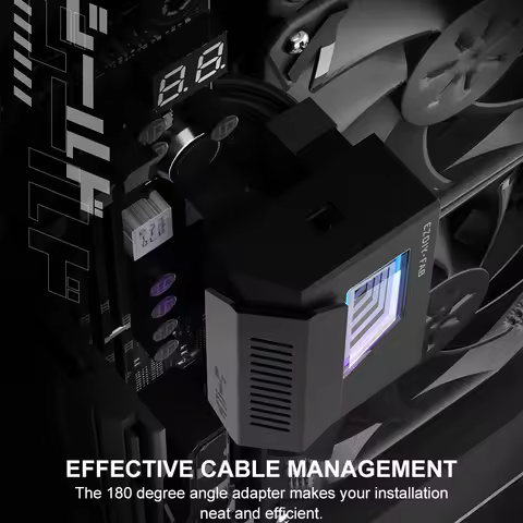 Mainboard Motherboard Power Supply Cable Modular ATX 24-pin 180 Degree Power Connector Adapter Femal