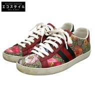 二手 Gucci GG Blooms Ace 女運動鞋，ブラウン，433900