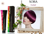 Sora Hair Color Bleaching Cream 100ml Violet