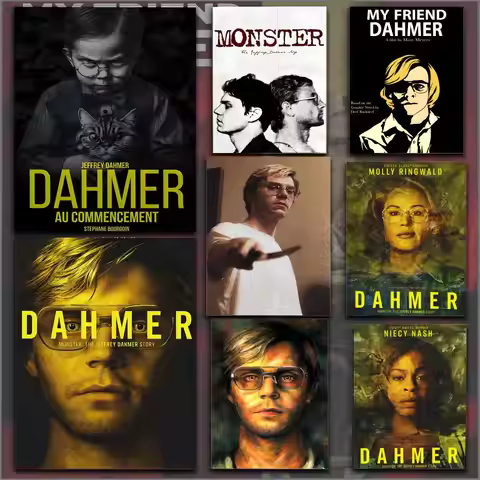 Dahmer Monster Poster Durable HD PVC Wall Art - Waterproof Soundproof For Home Office Bar