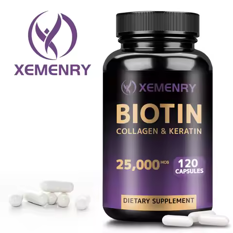 Biotin + Collagen + Keratin + Hyaluronic Acid -Supports Hair Growth, Skin and Nail Beauty Supplement