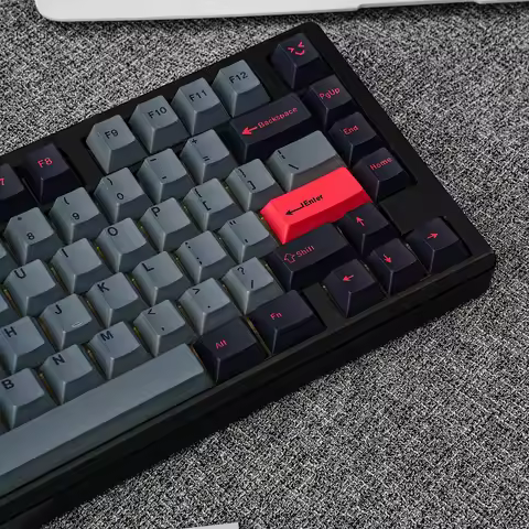 Korean German French Spanish BRPT PBT Keycaps GMK Clone 8008 Keycap Dye Sub Russian For Mechanical K