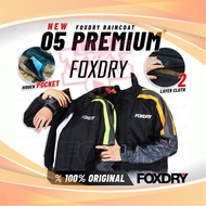 Baju Hujan & Seluar FOXDRY05 Premium Waterproof Raincoat with Pants