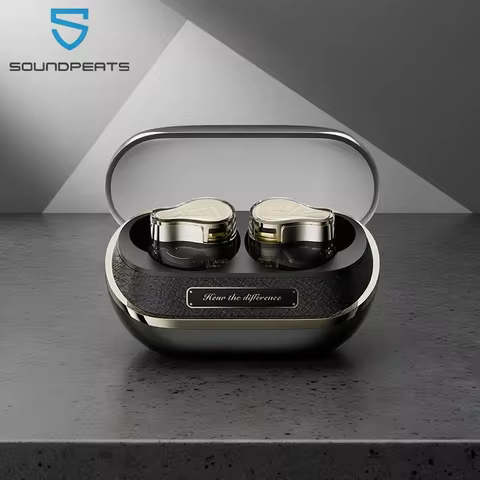 SoundPEATS H3 Wireless Bluetooth Earbuds Hybrid 3 Driver HiFi 55dB Adaptive ANC Headphones with LDAC