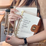 Book a6 Style Loose-leaf Yan Account Notebook ins Hand Transparent Book Hand High a7 Notepad Work Va