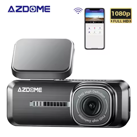 AZDOME Dash Cam M200 1080P Built-in Wifi APP Control Hidden Car Front Camera 150FOV F2.0 Car DVR Rec