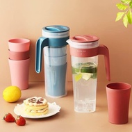 1L water bottle with 4 cups - Water bottle with 4 lovely family cups