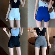 [Ready Stock]2020 Summer Vintage High Waist Shorts Women Sexy Causal Shorts Ladies A line Shorts Bla