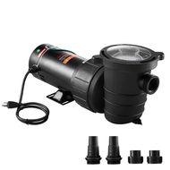 SucceBuy Swimming Pool Pump 1.5HP / 2.0HP Single Speed Pumps for Above Ground Pool with Strainer Fil