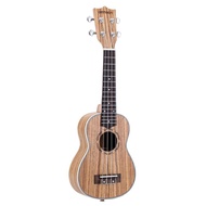ammoon Zebrawood 21 Acoustic Ukulele 15 Fret 4 Strings Stringed Musical Instrument