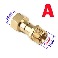 Anti Twist Wash Gun To Hose Connector M22 M14 M15 Swivel Fitting Adapter Coupler High Pressure