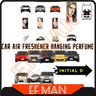 INITIAL D CAR AIR FRESHENER HANGING PERFUME AE86 EVO R32 FD FC EG6 SILVIA TAKUMI FUJIWARA 4X4 LORRY 