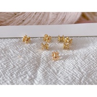 Double Sided Receptacle Gold Accessories 14k16k DIY Handmade Crystal