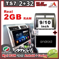 [TS7/T100/T133] Perodua Myvi ICON '15-17 Android Car Player 10" inch IPS Screen Andriod with Casing