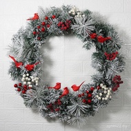 Garland Wreath Collection Christmas Beauty Christmas Decoration Front Door Berry Pine Needle Hanging