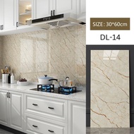 Wallpaper Dinding Vinyl Marble 30 x 60cm Stiker Dinding Marmer Granit