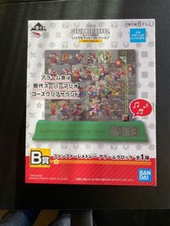 超級瑪里奧一番賞 B賞 坐枱跳字鐘