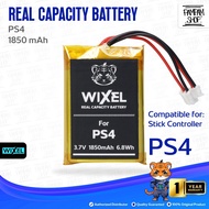 WXEL Battery Stick Controller PS4 / PlayStation PS 4 Socket Small Large Real Capacity Battery Batrai