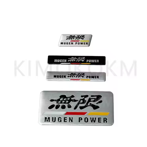Car Stickers Mugen Logo Emblem Car Body Badge Sticker Decal Auto Accessory Car Decoration For JDM Ho