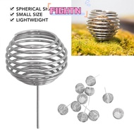FIGHTN 10pcs Bonsai Baskets, Fertilizer Tool Stainless Steel Gardening Fertilization Baskets, Portab