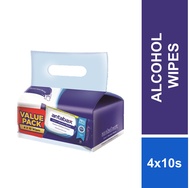 Antabax Antibacterial Alcohol Wipes Value Pack 4 x 10s