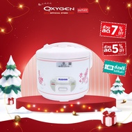 KASHIWA หม้อหุงข้าวอุ่นทิพย์ 1.8 ลิตร รุ่น RC-180 หม้อหุง หม้อข้าว หุงข้าว สีชมพู