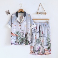 ชุดนอน Muslin Pajamas Silk Satin รุ่น Night Safari (W2050 V2050 L2050 K2050) | ชุดนอนผู้หญิง