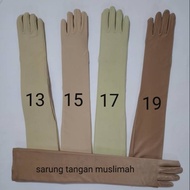 50 diatas umroh panjang Sarung muslimah siku cm tangan