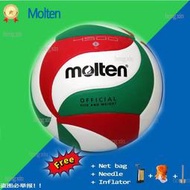 台灣現貨排球 Molten V5M4500 V5M5000 V5M6000 排球軟 PU 用於室內室外比賽訓練免費泵網銷