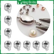 WIN 20 Pack Stopper Spacer Bead Finishing Clasps Positioning Clasp Copper Plating Crimp End Beads  f