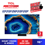 [FREE SHIPPING] TCL QD-Mini LED 4K Google TV (98" / 85" / 75"/ 65"/ 55”) 98C755 / 85C755 / 75C755 / 