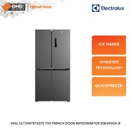 Electrolux Fridge 496L French Door Refrigerator EQE4900A-B Inverter QuickFreeze QuickChill EQE4900AB